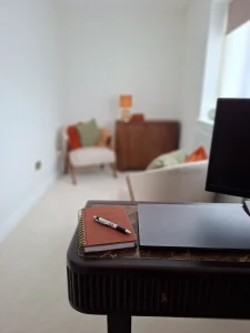 View of a comfortable counselling room
